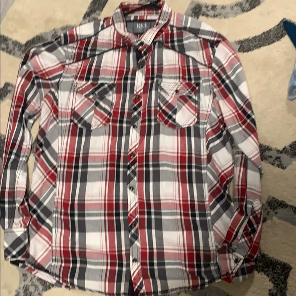 Men’s BKE Long Sleeve Button Up Shirt